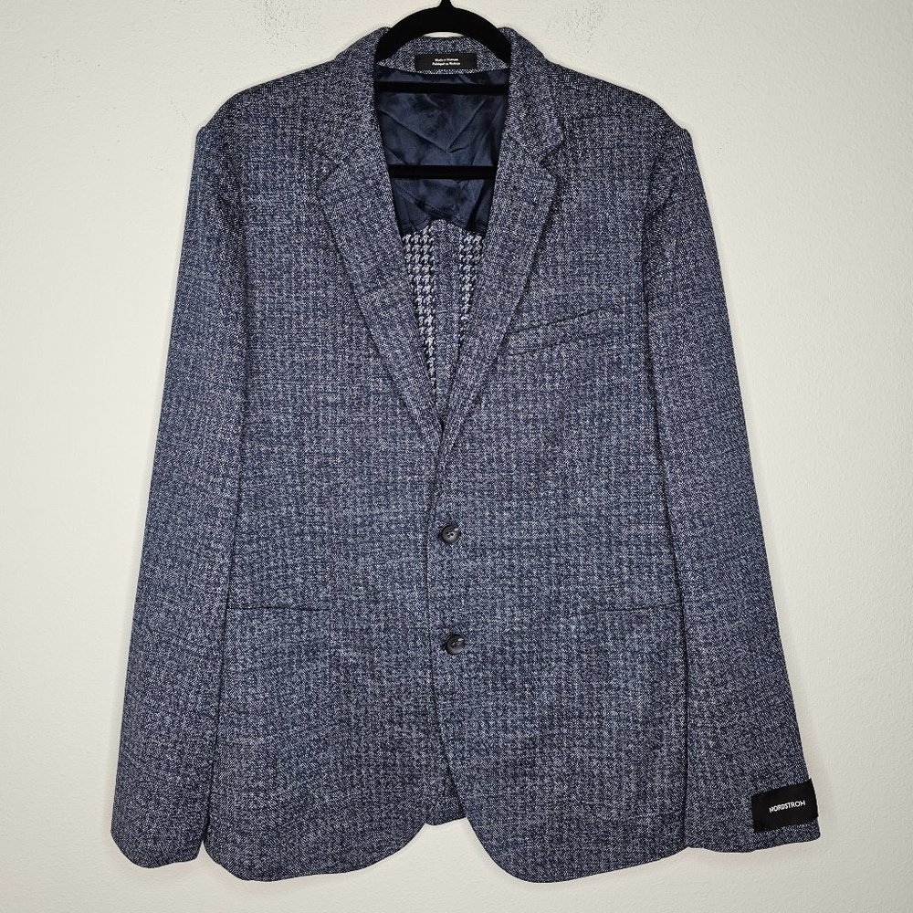 NWT Nordstrom Men's Blue Suit Jacket Size Large